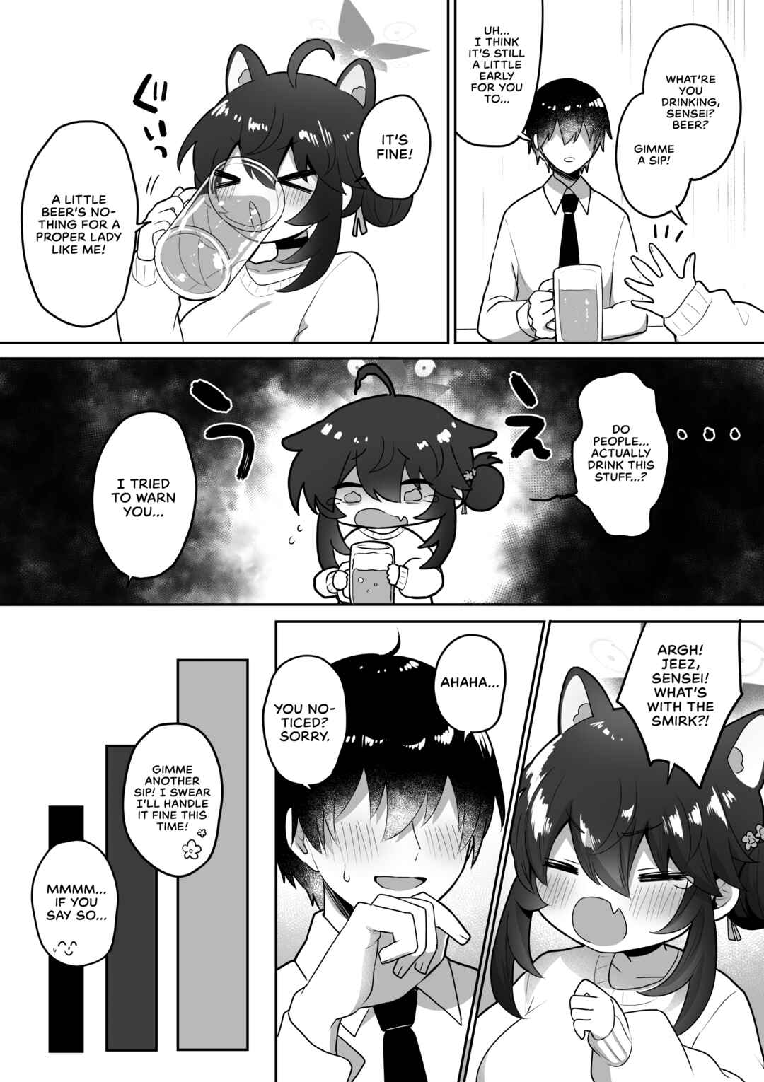 Page 9 Chapter Unknown_422c Blue Archive - Lovingly Treating A 20-Year-Old Kaede (Whos Exactly As Tiny As She Was At 15) Like A Cum Dump
