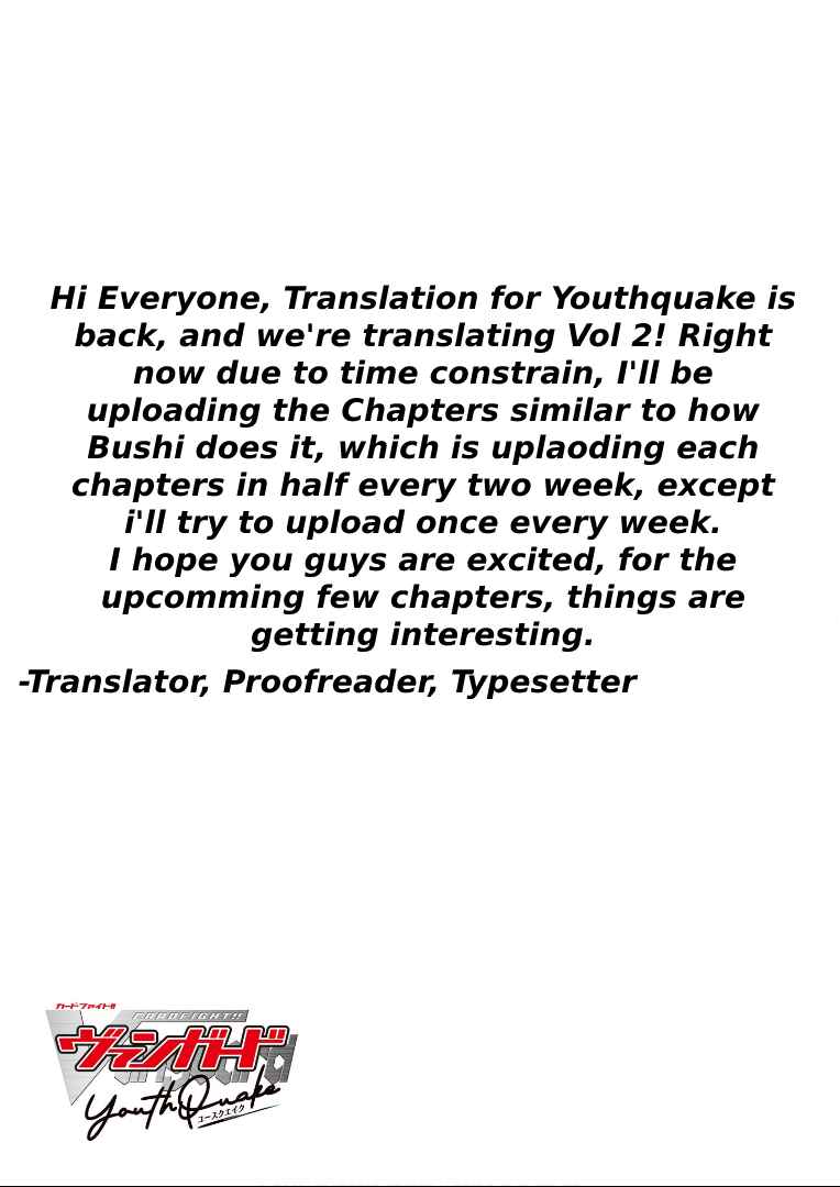 Page 14 Chapter 5.1 Cardfight!! Vanguard YouthQuake