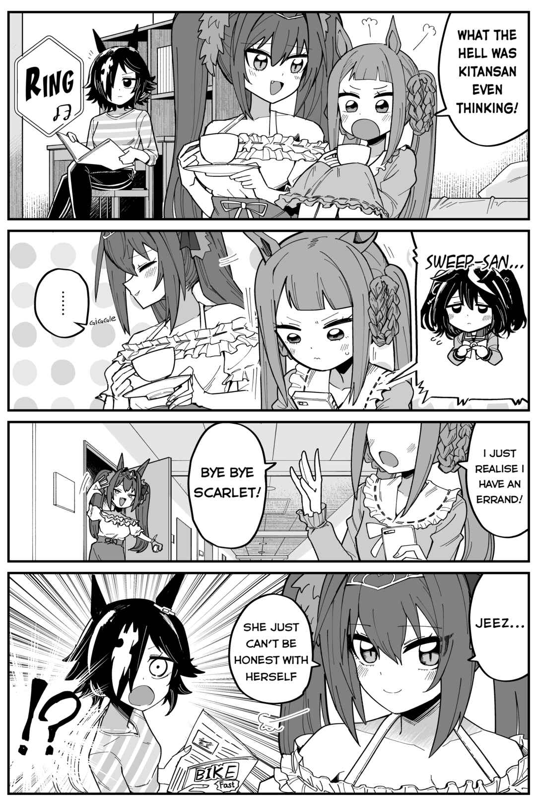 Page 1 Chapter Unknown_3e3f Uma Musume Pretty Derby - KitaSwee manga when they fought (Doujinshi)
