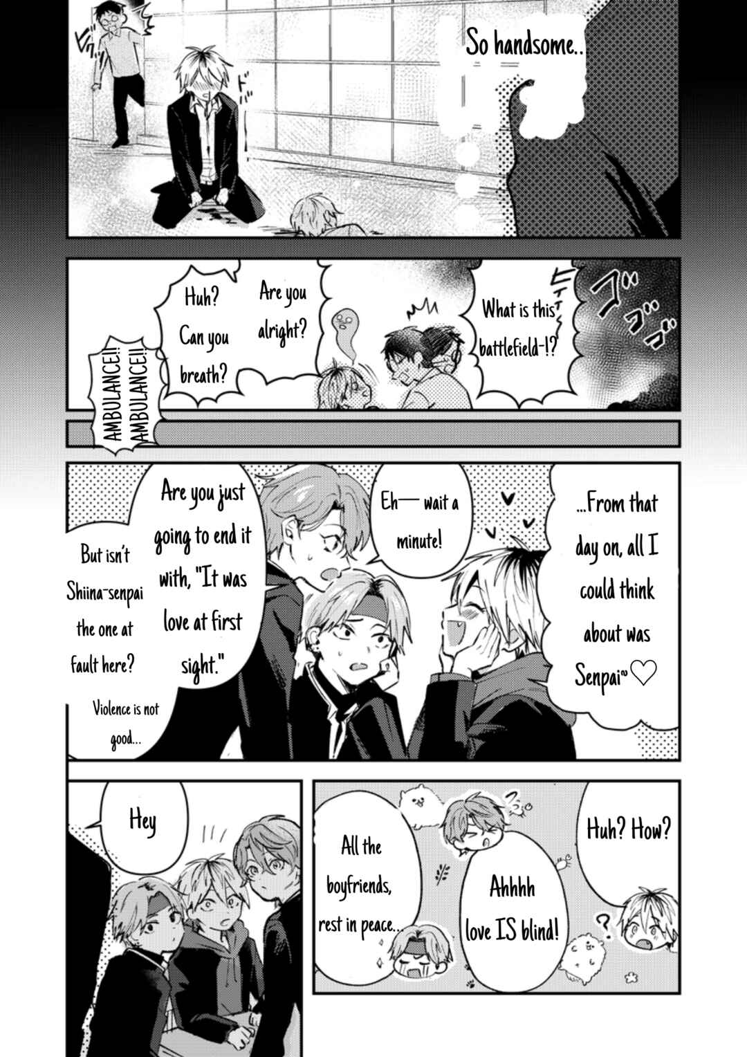Page 9 Chapter 5 Dameo no Shiina-senpai to Yabao no Sasaki-kun