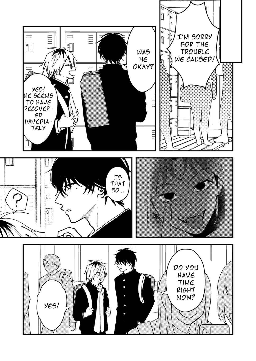 Page 4 Chapter 54 Dameo no Shiina-senpai to Yabao no Sasaki-kun