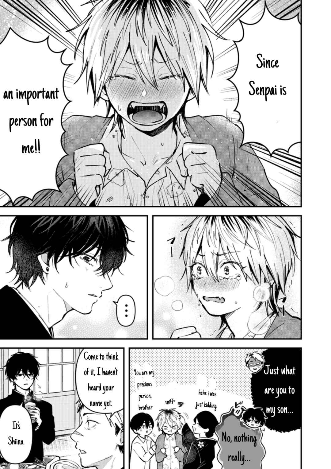 Page 4 Chapter 13 Dameo no Shiina-senpai to Yabao no Sasaki-kun