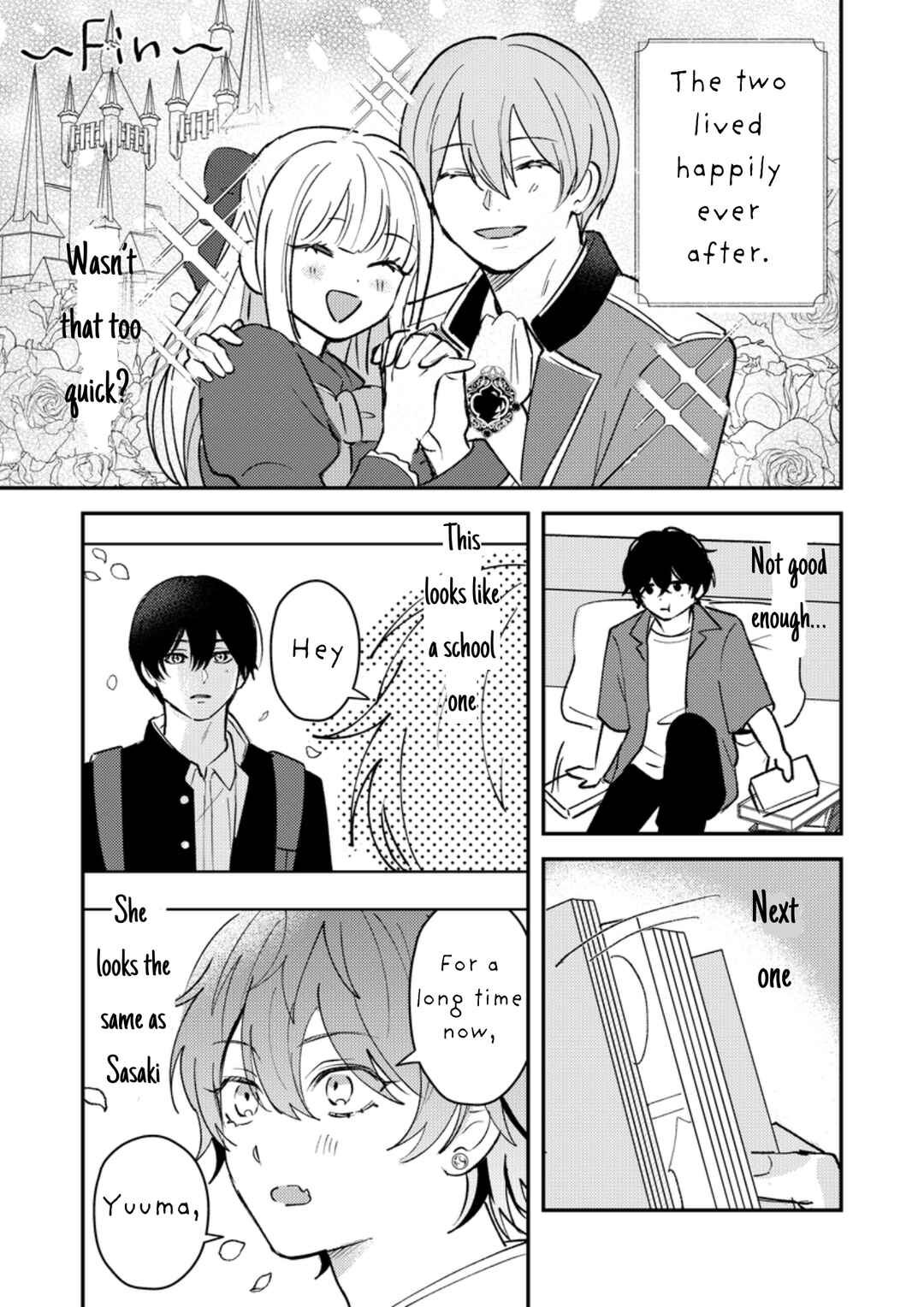 Page 8 Chapter 41 Dameo no Shiina-senpai to Yabao no Sasaki-kun