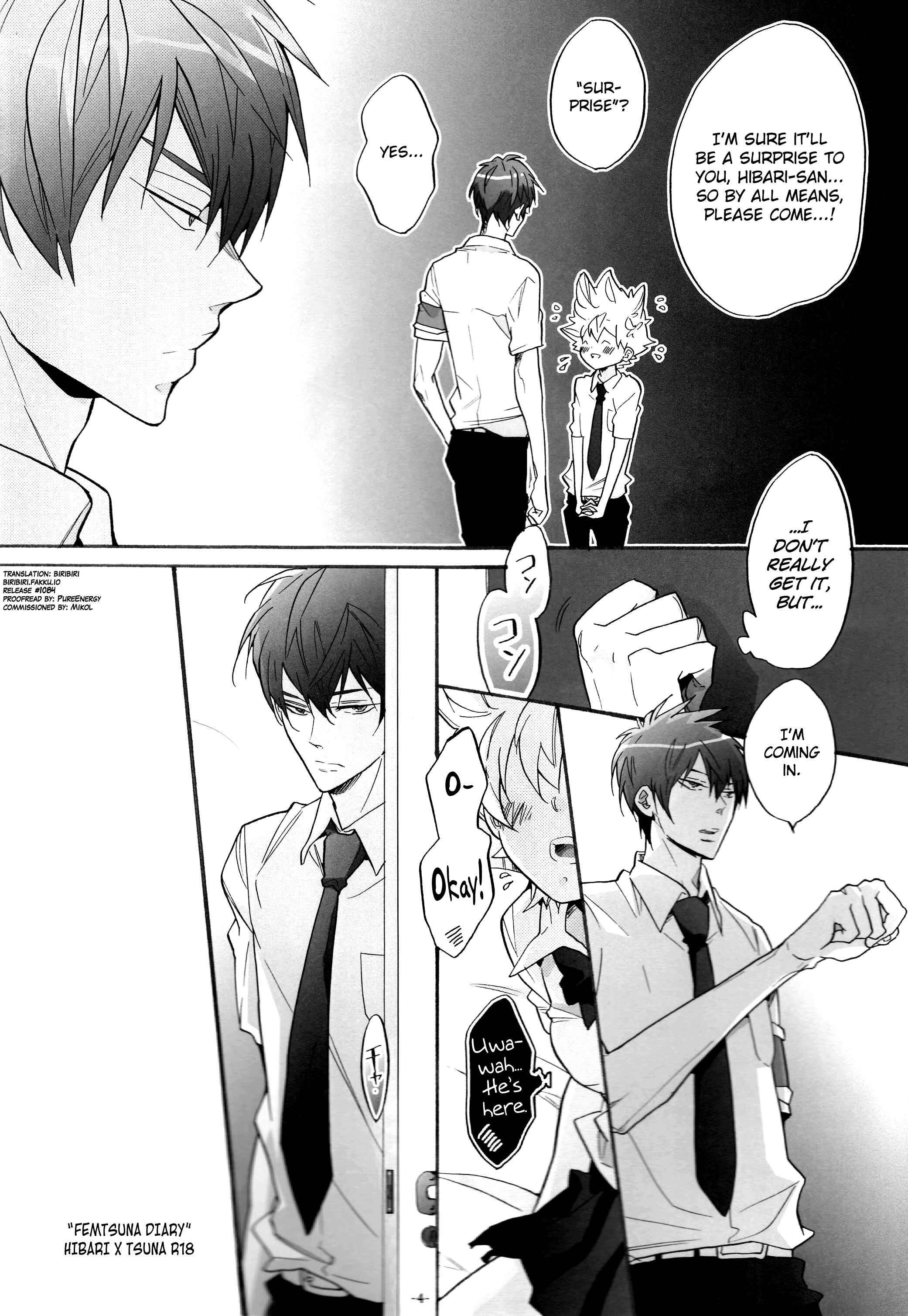 Page 4 Chapter Unknown_3457 Katekyo Hitman REBORN! - Nyota Tsuna Nikki (Dujinshi)