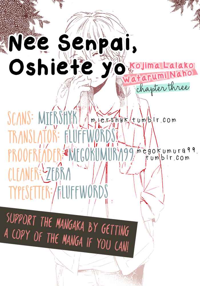 Page 1 Chapter 3 Nee Senpai, Oshiete yo