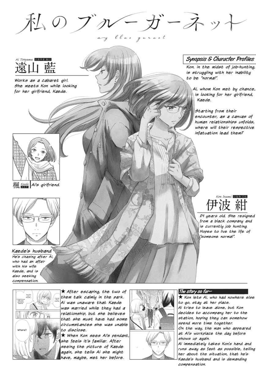 Page 1 Chapter 3 My Blue Garnet