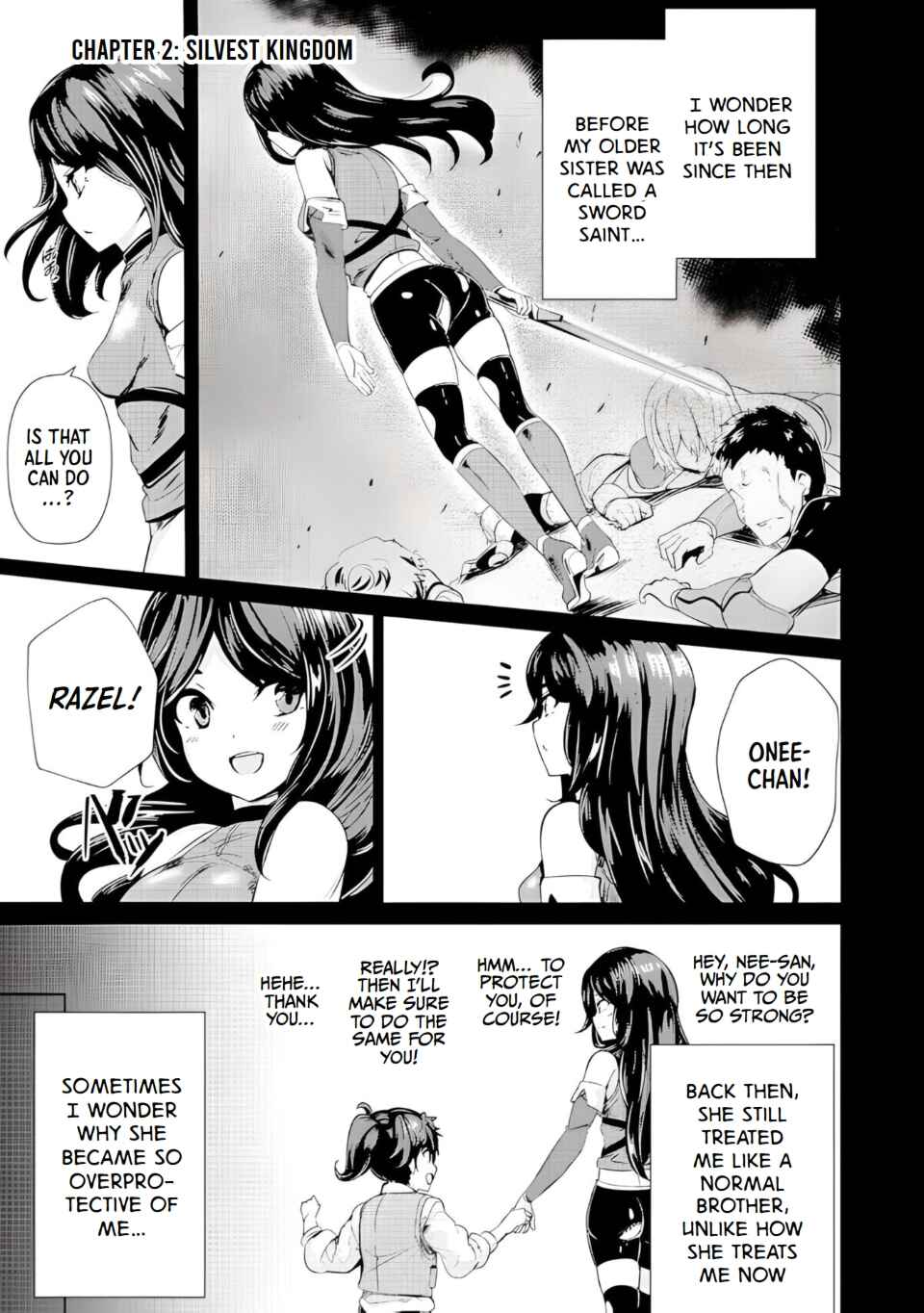 Page 1 Chapter 2 Ane ga Kensei de Imouto ga Kenja de