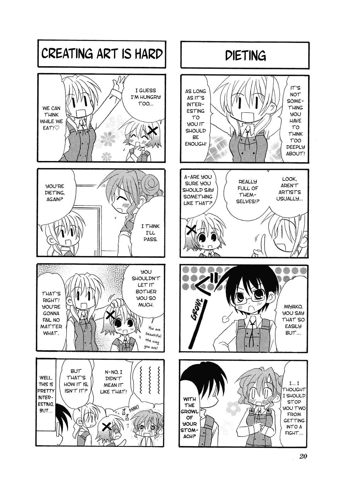 Page 4 Chapter 2 Hidamari Sketch Anthology Comic