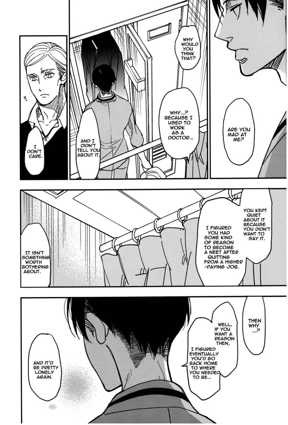 Page 21 Chapter Unknown_0178 Shingeki no Kyojin - Byouin e Ittekimashita (Doujinshi)