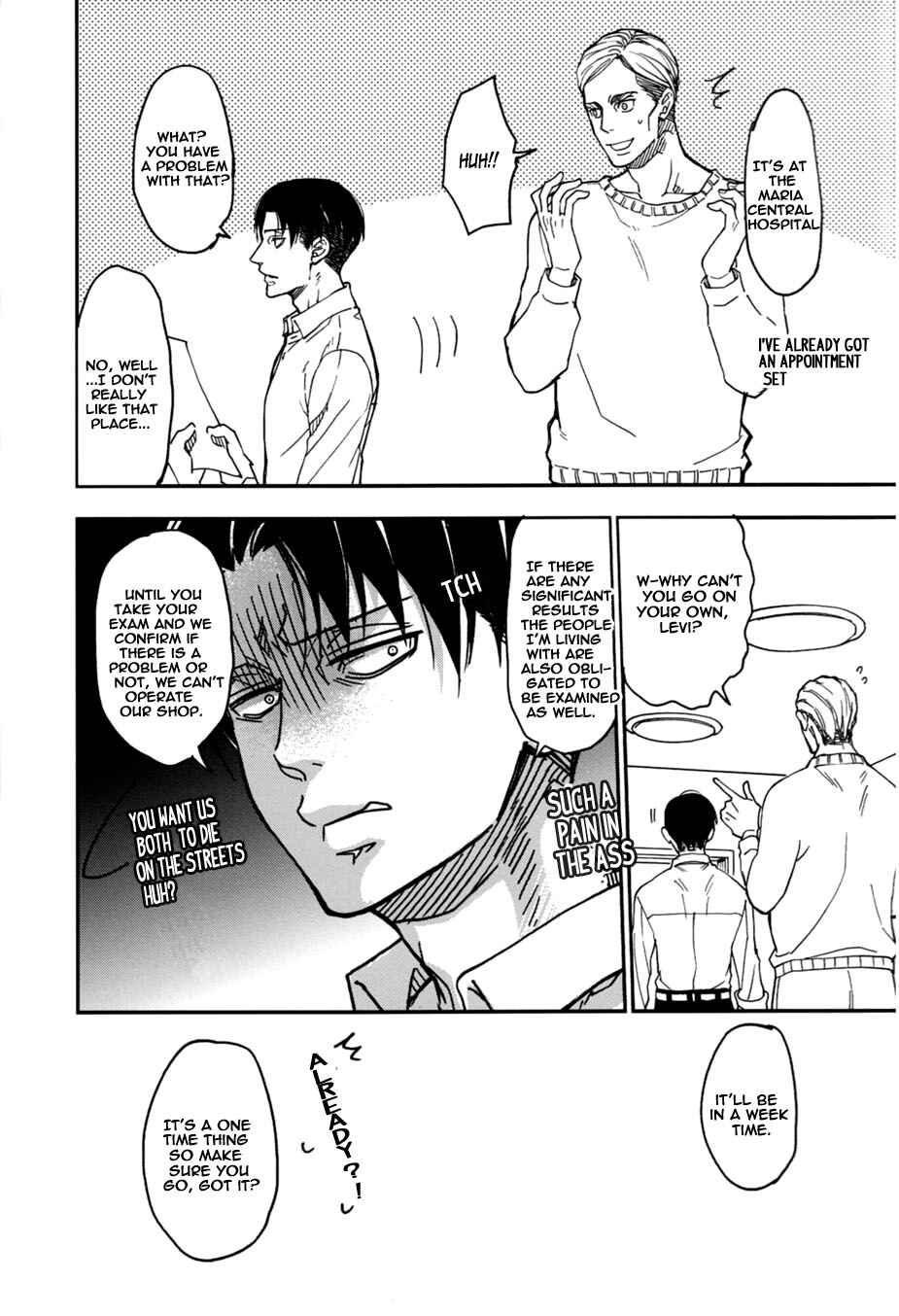 Page 5 Chapter Unknown_0178 Shingeki no Kyojin - Byouin e Ittekimashita (Doujinshi)