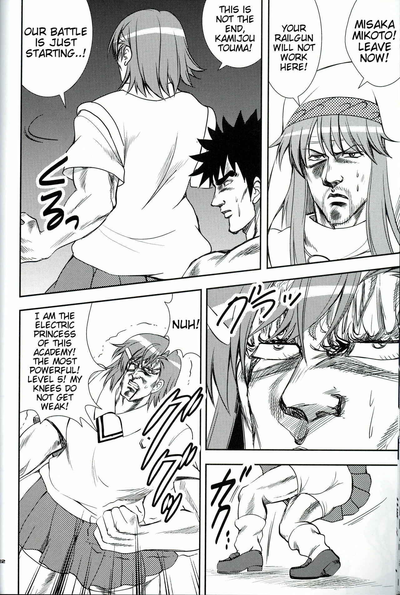 Page 22 Chapter Unknown_3176 Hokuto no Ken & Toaru Majutsu no Index - Toaru Kenpouka no Jigoku no Mokushiroku (Doujinshi)