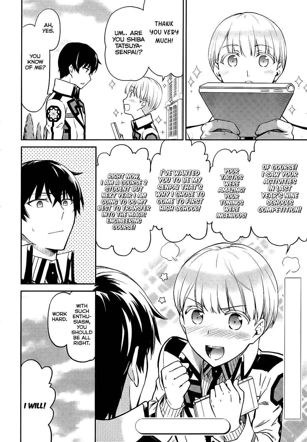 Page 15 Chapter 9 Mahouka Koukou no Rettousei - Double Seven-hen