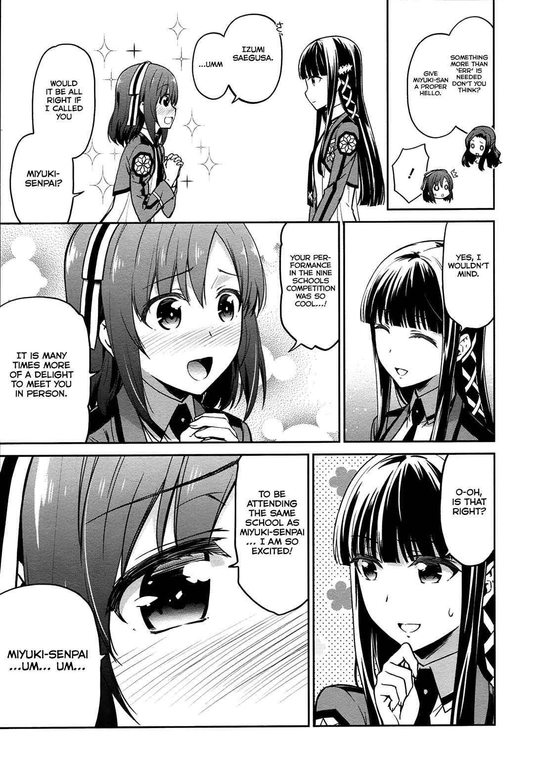 Page 11 Chapter 10 Mahouka Koukou no Rettousei - Double Seven-hen