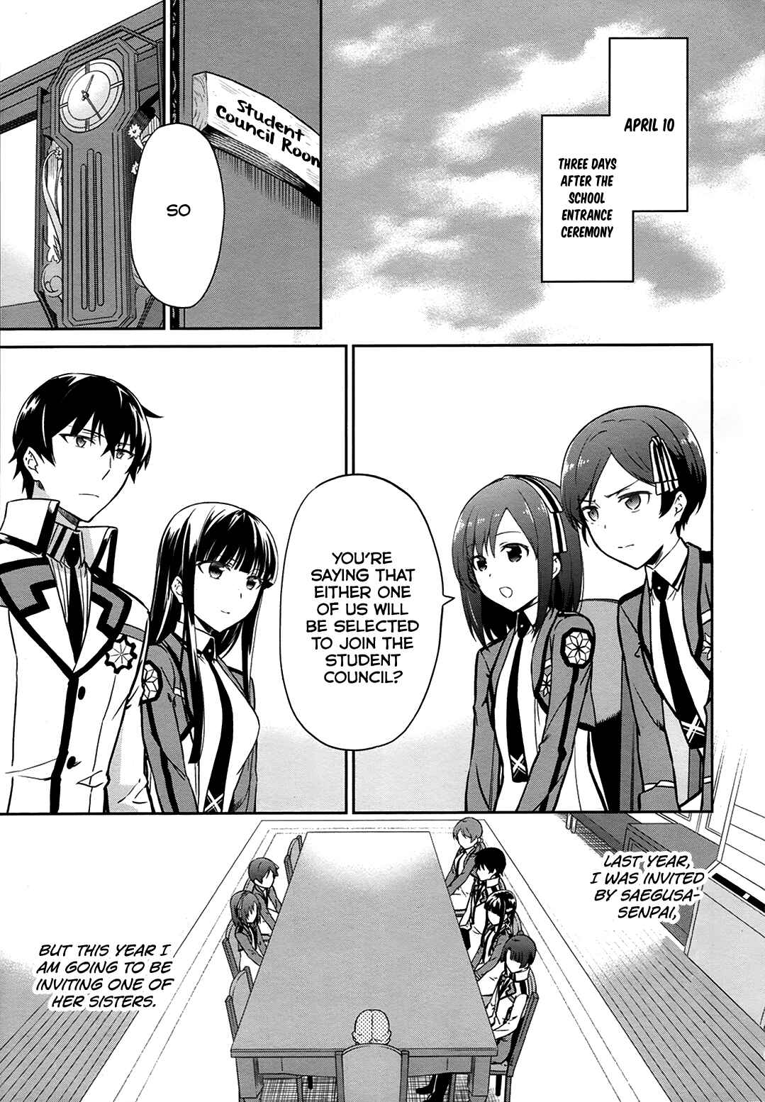 Page 12 Chapter 11 Mahouka Koukou no Rettousei - Double Seven-hen