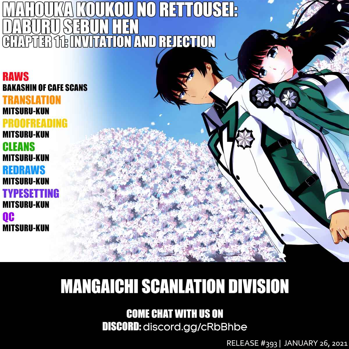Page 1 Chapter 11 Mahouka Koukou no Rettousei - Double Seven-hen