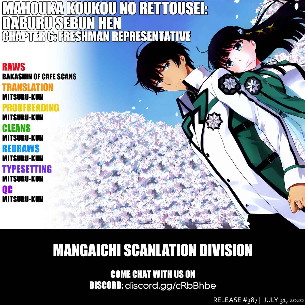 Page 1 Chapter 6 Mahouka Koukou no Rettousei - Double Seven-hen