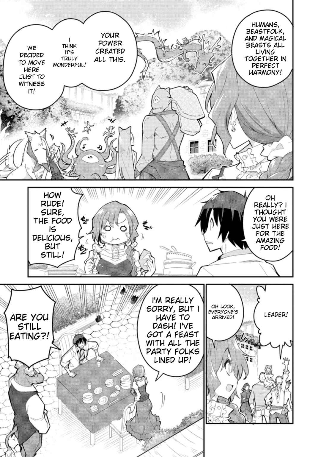 Page 32 Chapter 6 Muda da to Tsuihou Sareta [Kyuutei Juui], Kemono no Kuni ni Kou Taiguu de Manekareru ~Mori de Tasuketa Shinjuu to Kemomimi Bishoujo-tachi ni Mechakucha Dekiaisare Nagara Slow Life wo Tanoshinderu~