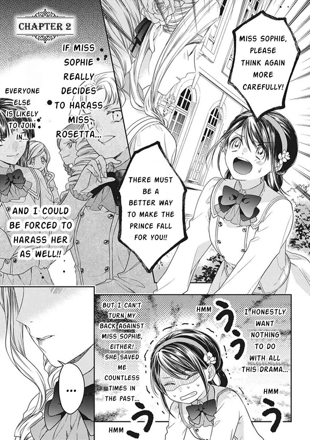 Page 1 Chapter 2 Okubyou na Hakushaku Reijou wa Momegoto wo Nozomanai