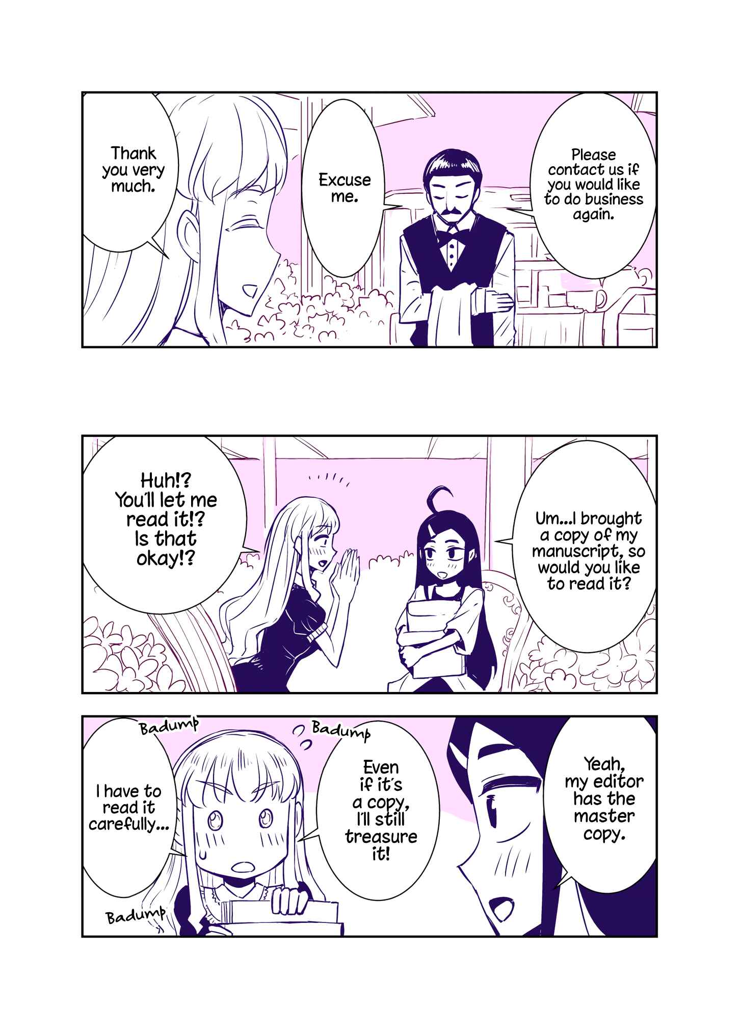 Page 1 Chapter 85 Tadokoro-san (Web Comic)