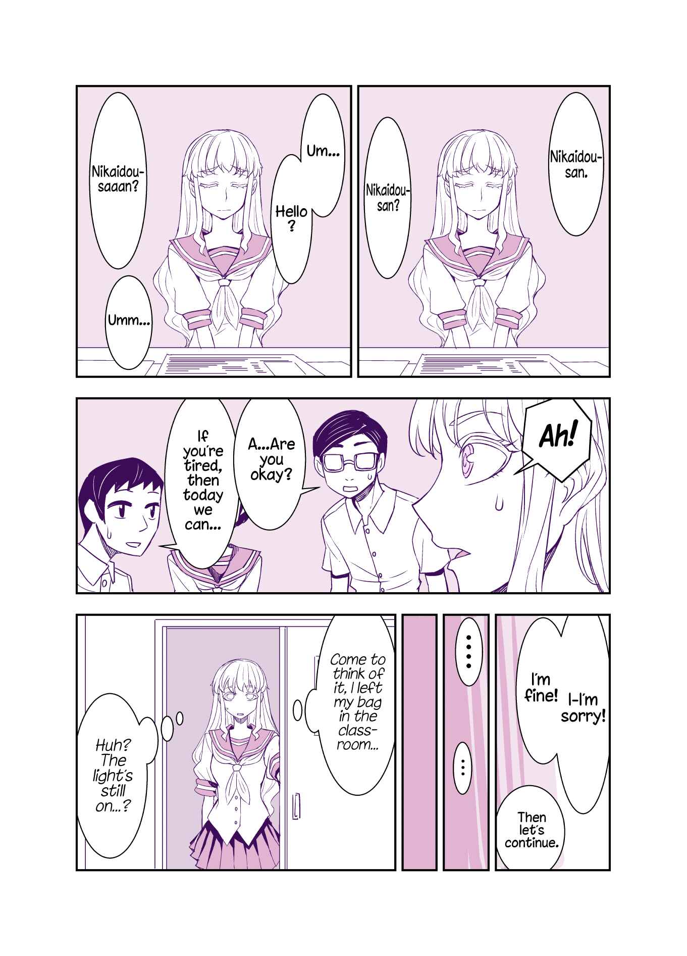 Page 3 Chapter 78 Tadokoro-san (Web Comic)
