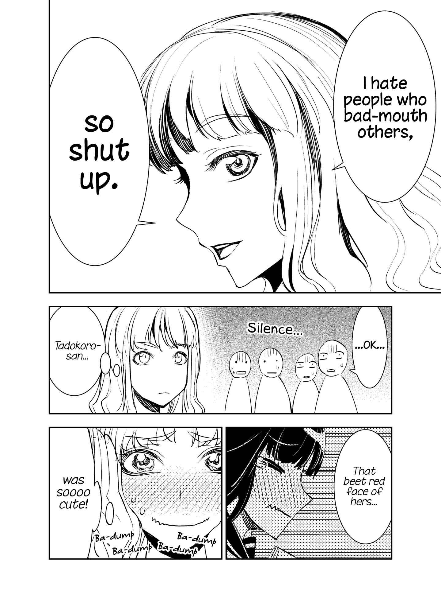 Page 4 Chapter 1 Tadokoro-san (Web Comic)