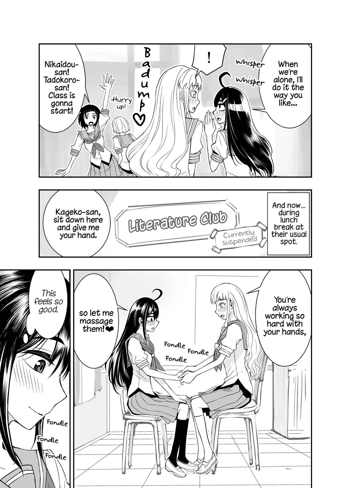Page 3 Chapter 57 Tadokoro-san (Web Comic)