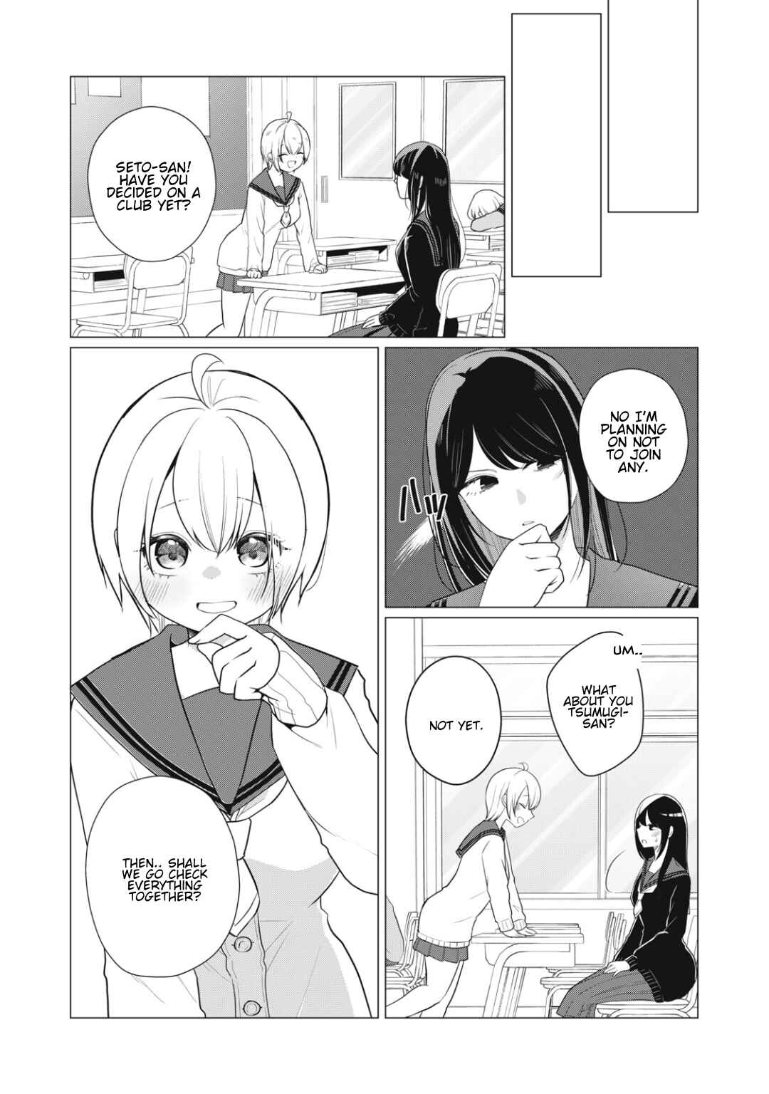 Page 2 Chapter 9 Seto-san o Warawasetai Tsumugi-chan