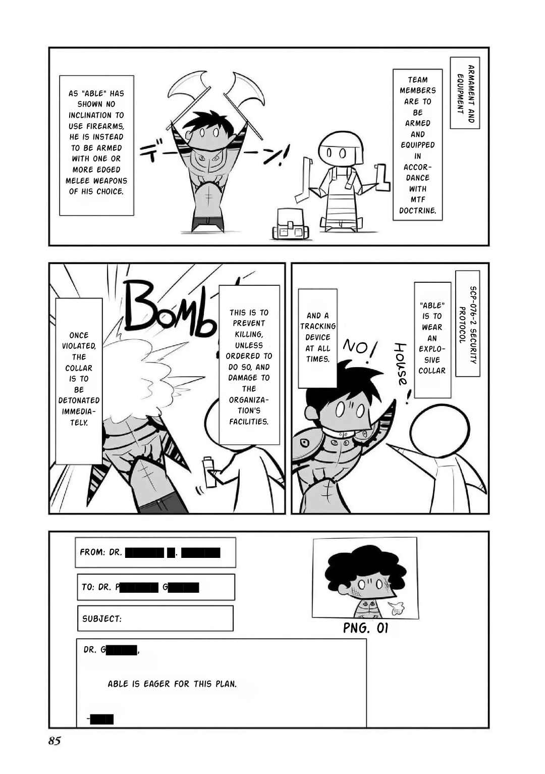 Page 3 Chapter 7 SCP Comic Anthology - KAI