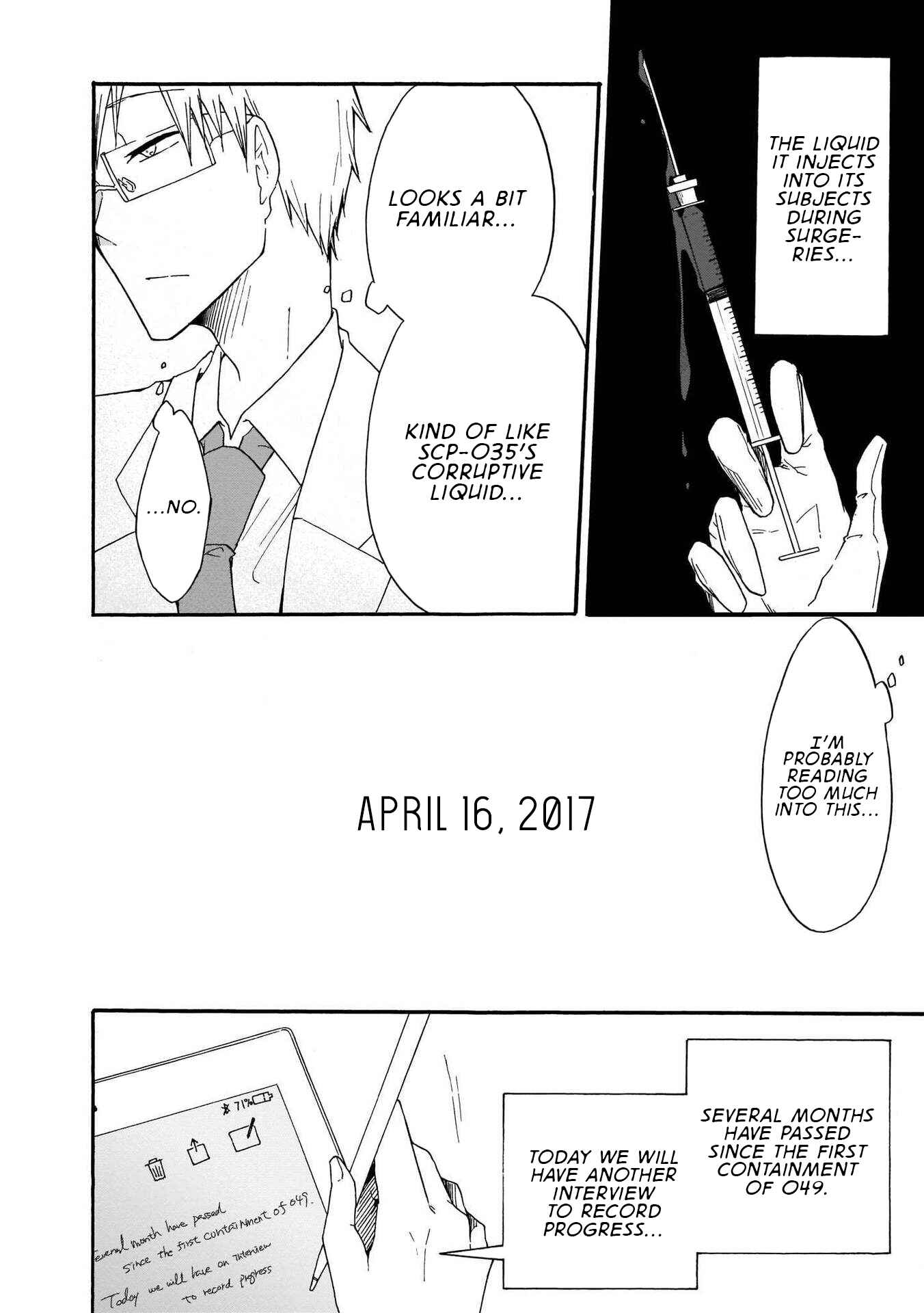 Page 14 Chapter 2 SCP Comic Anthology - KAI