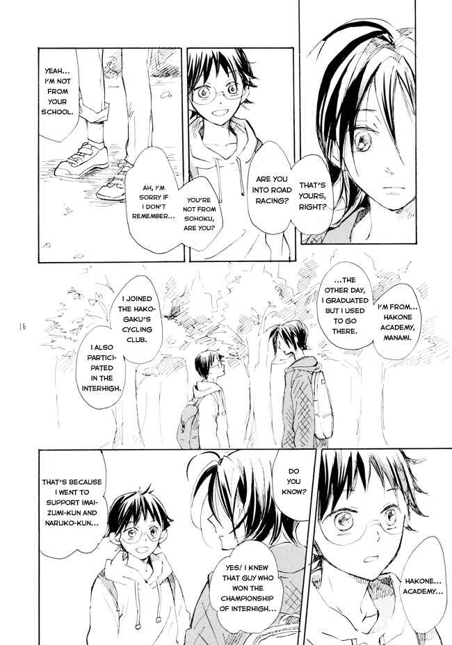 Page 14 Chapter 1 Yowamushi Pedal - Manami Sangaku no Zaijou (Doujinshi)