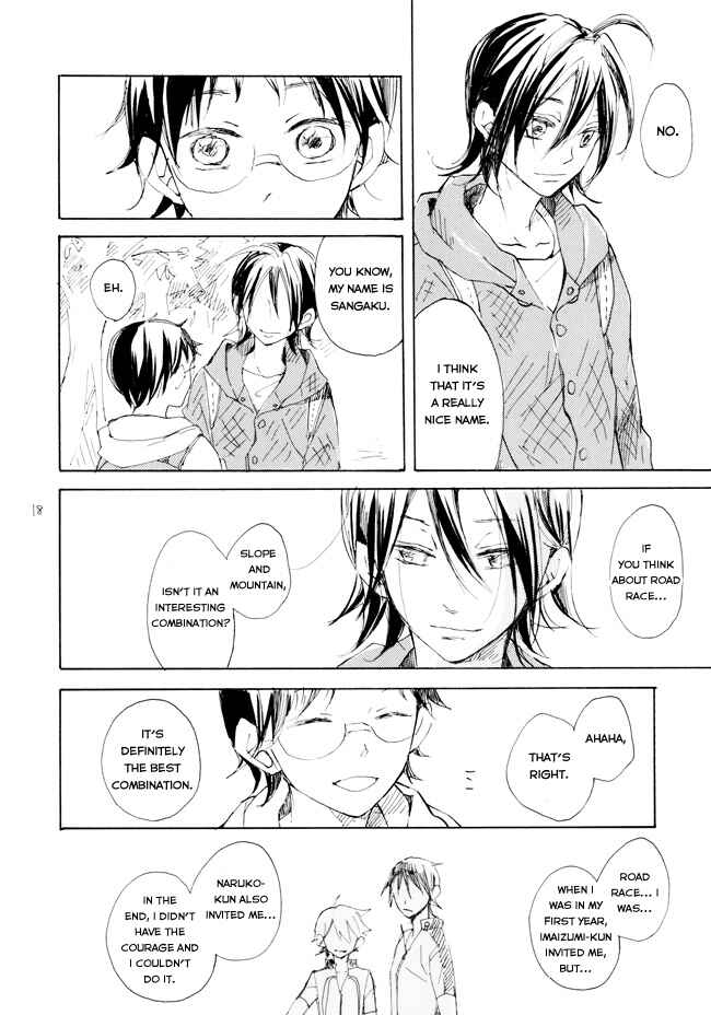Page 16 Chapter 1 Yowamushi Pedal - Manami Sangaku no Zaijou (Doujinshi)
