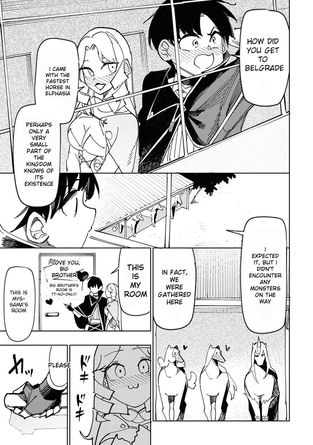 Page 6 Chapter 14.1 Tsuihousareta Renkinjutsushi wa Mujikaku ni Densetsu to Naru Yandere Imouto (Oukoku no Shugoryuu) to Issho ni Henkyou de Shiawase ni Kurashimasu!
