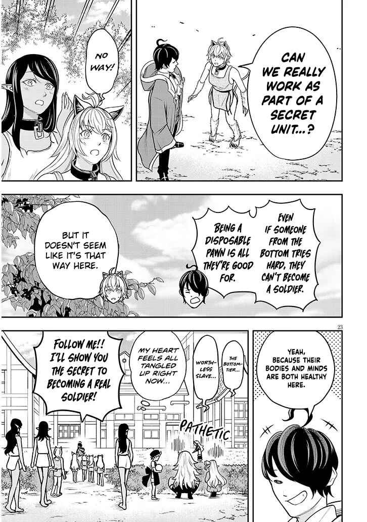 Page 23 Chapter 3 Eiyuu Onna Kishi ni Yuunou to Bareta Ore no Bijin Harem Kishidan - Gaikaku Hikume no Kijutsu Kishidan