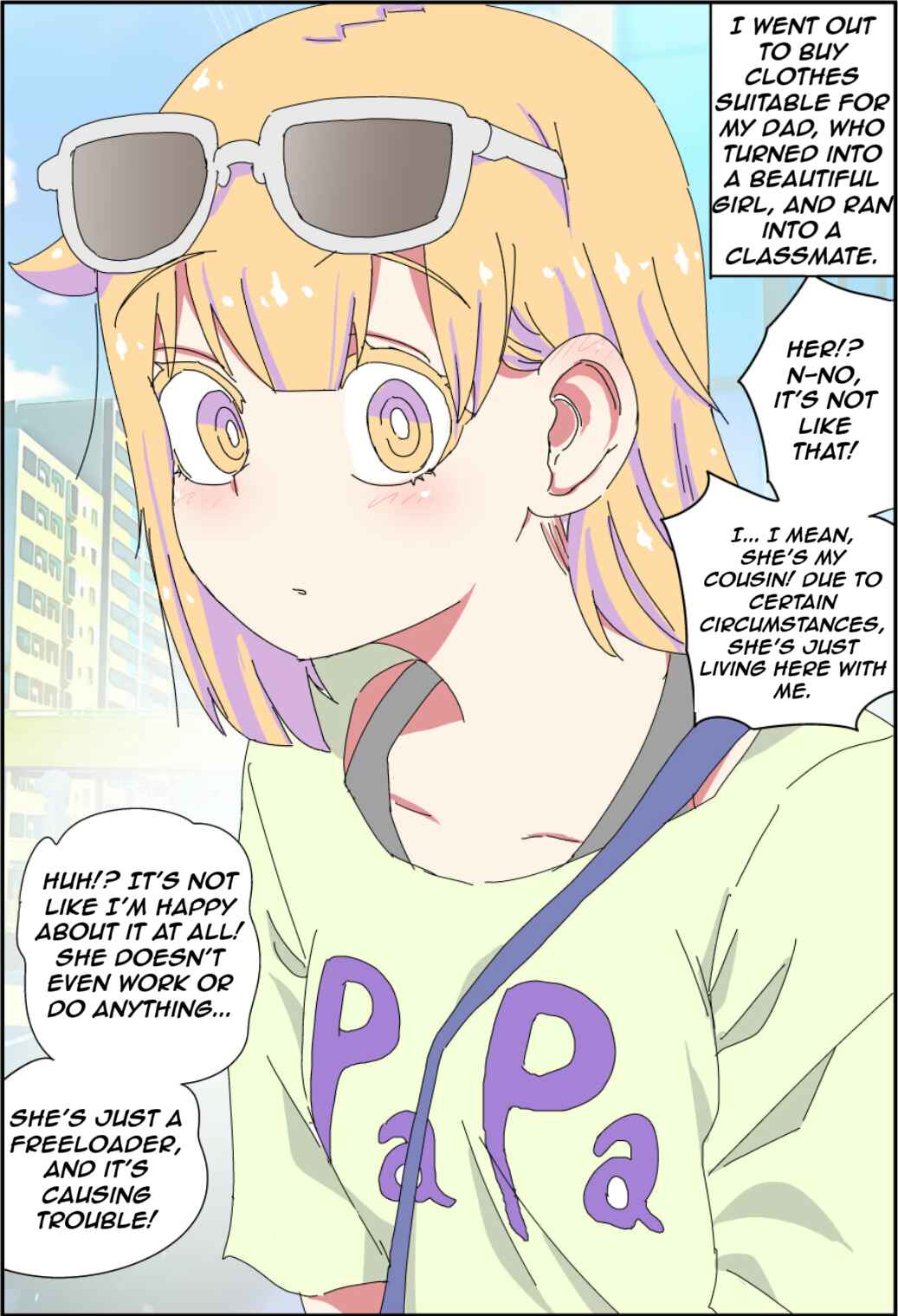 Page 1 Chapter 8 My Father Has Become a Beautiful Girl and Its a Lot of Pain