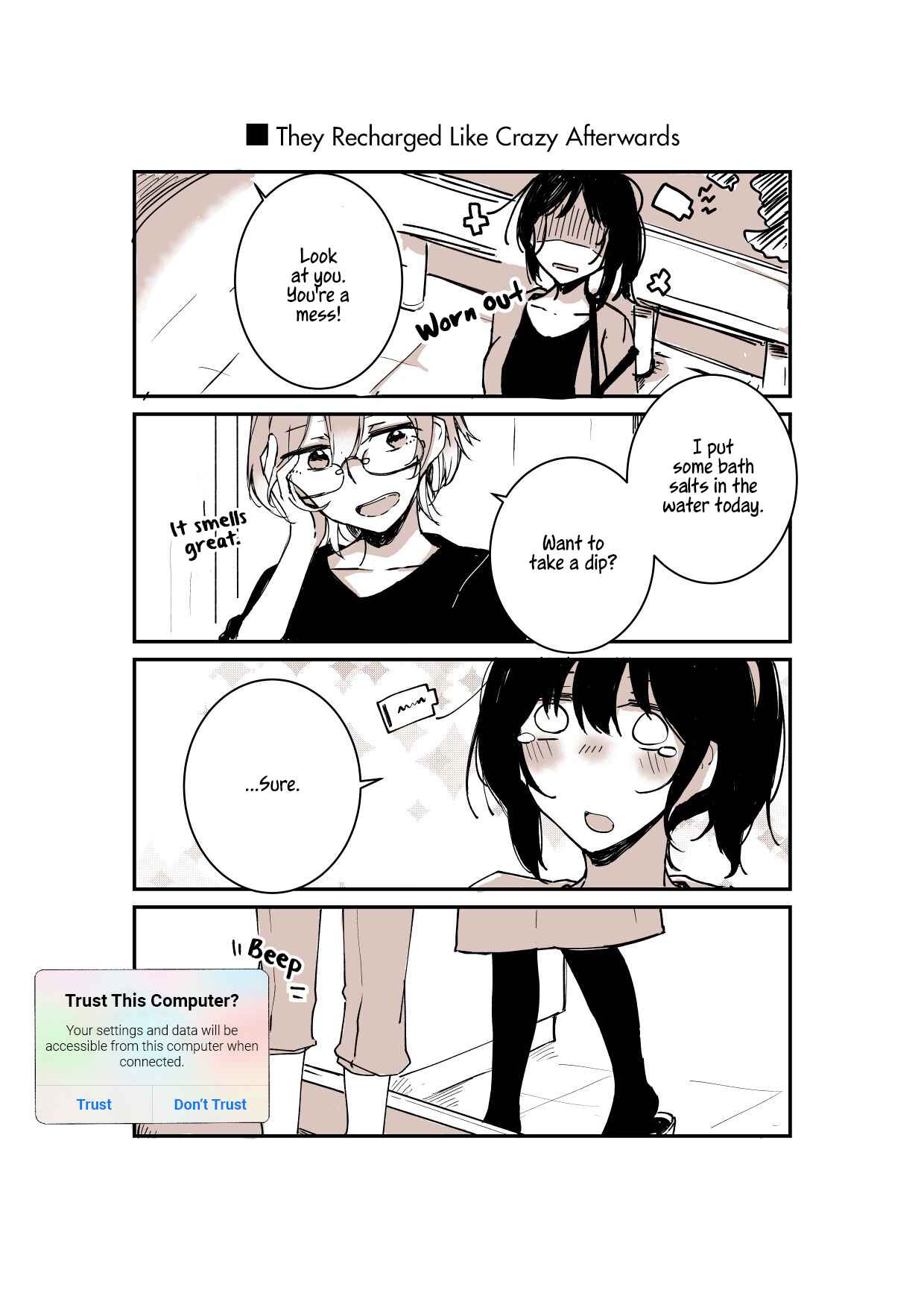 Page 4 Chapter Unknown_ff7e My PC and iPhone Seemed like They Were Friends With Benefits so I Made a Comic Out of It