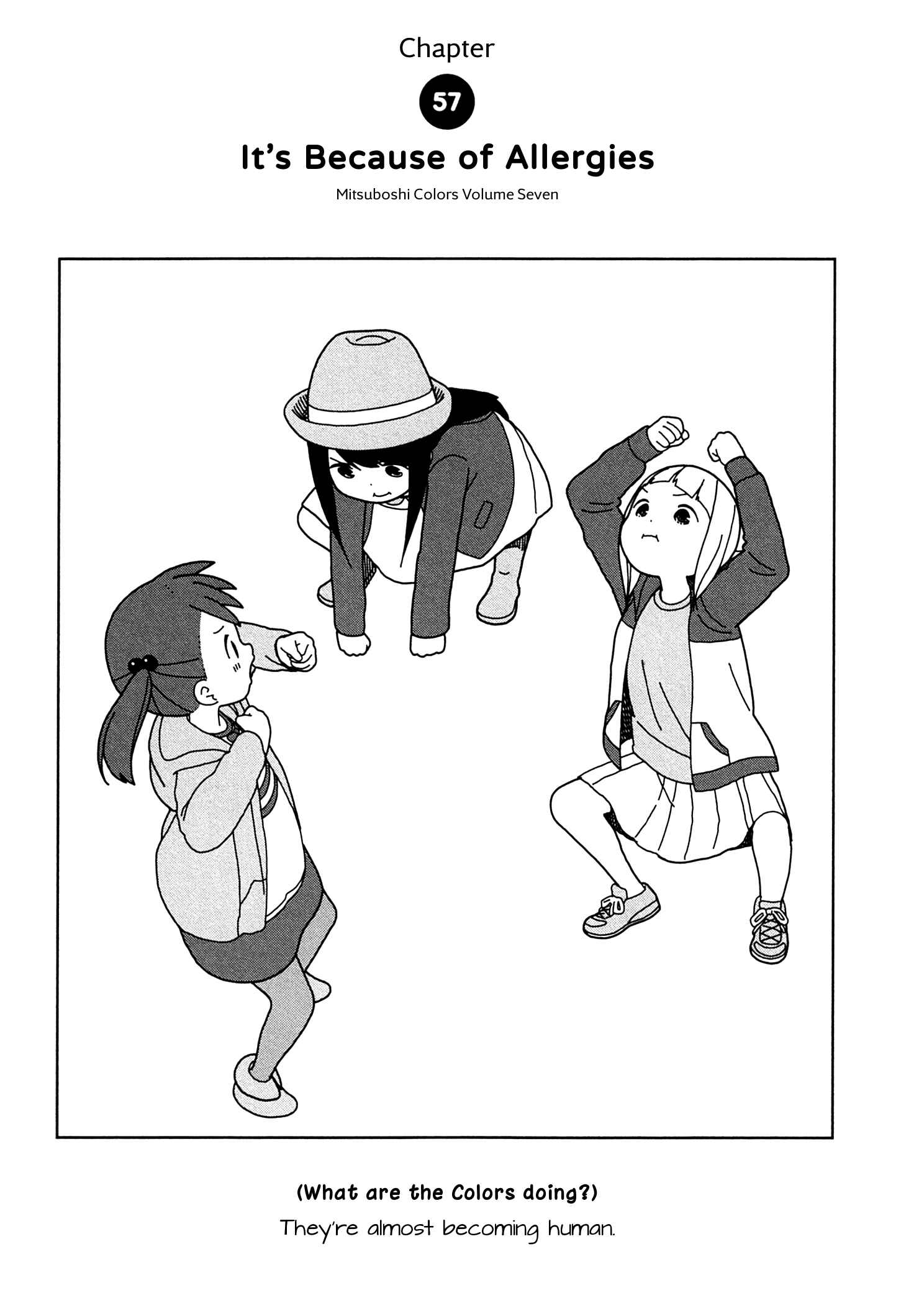 Page 1 Chapter 57 Mitsuboshi Colors