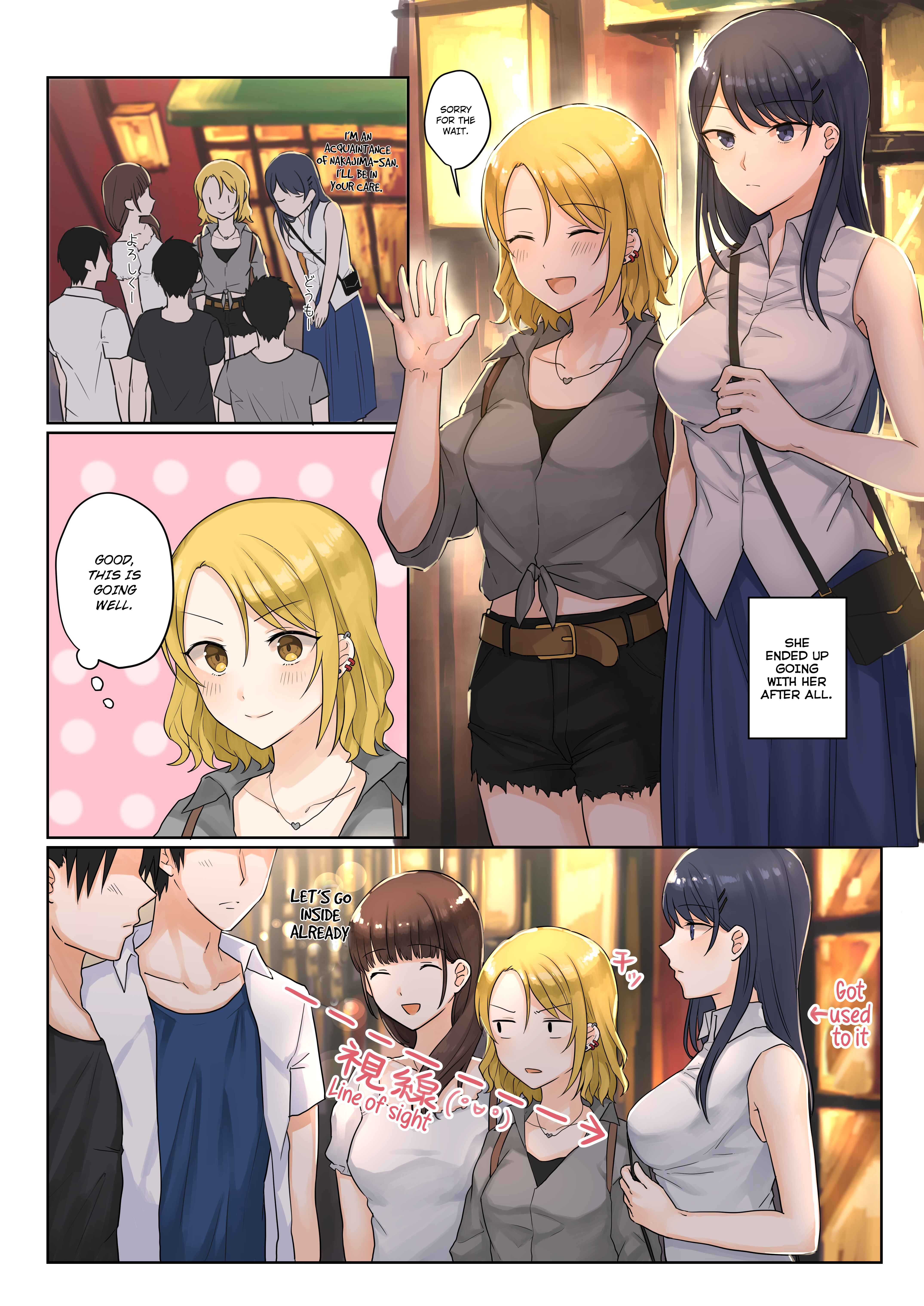 Page 3 Chapter 2 1RT de Nakawarui Nonke Joshi-tachi ga 1-byou Kiss suru Series