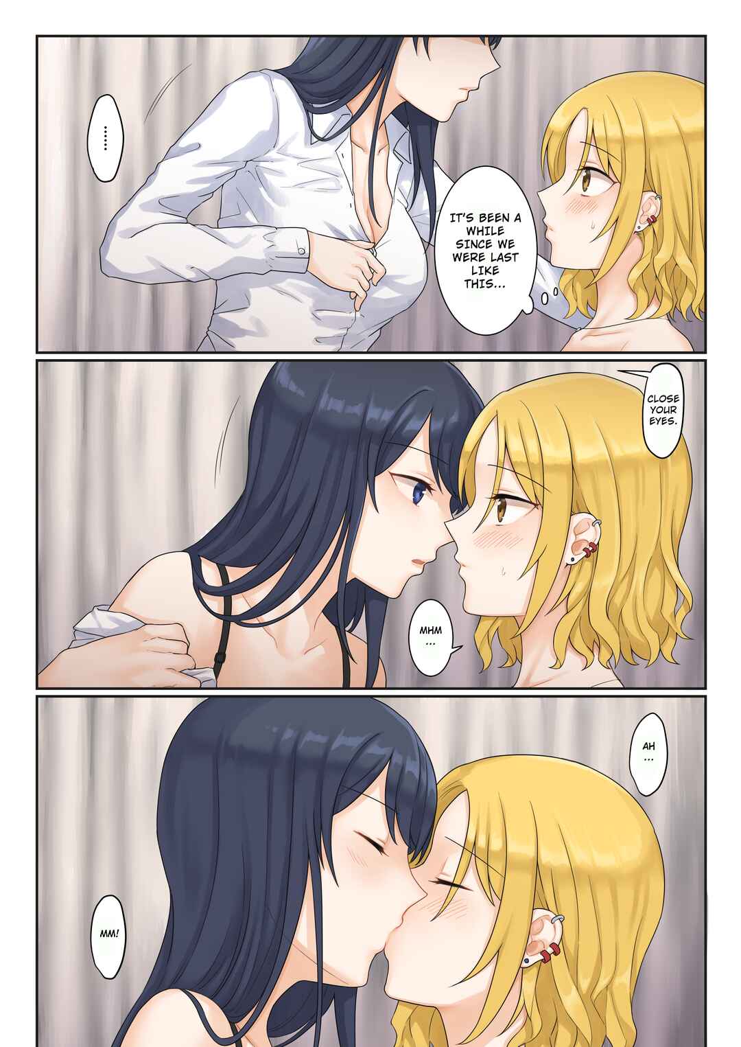 Page 1 Chapter 1 1RT de Nakawarui Nonke Joshi-tachi ga 1-byou Kiss suru Series