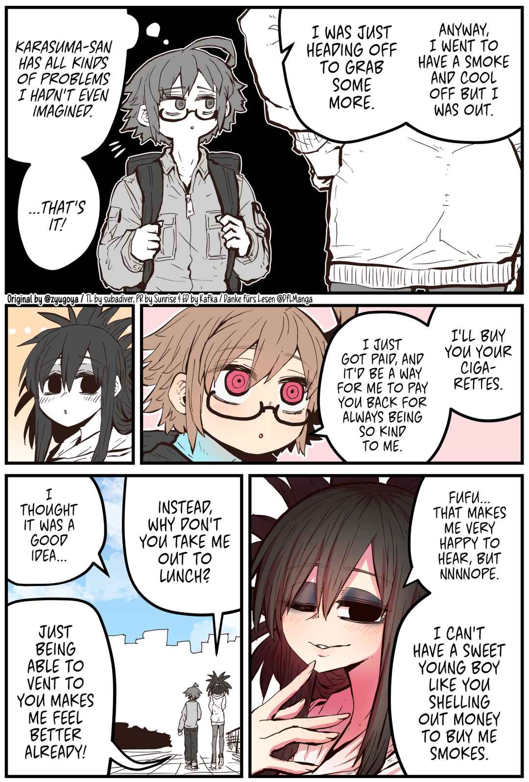 Page 4 Chapter 3 Divorced Crybaby Side Story: Takanashi-kun and Karasuma-san