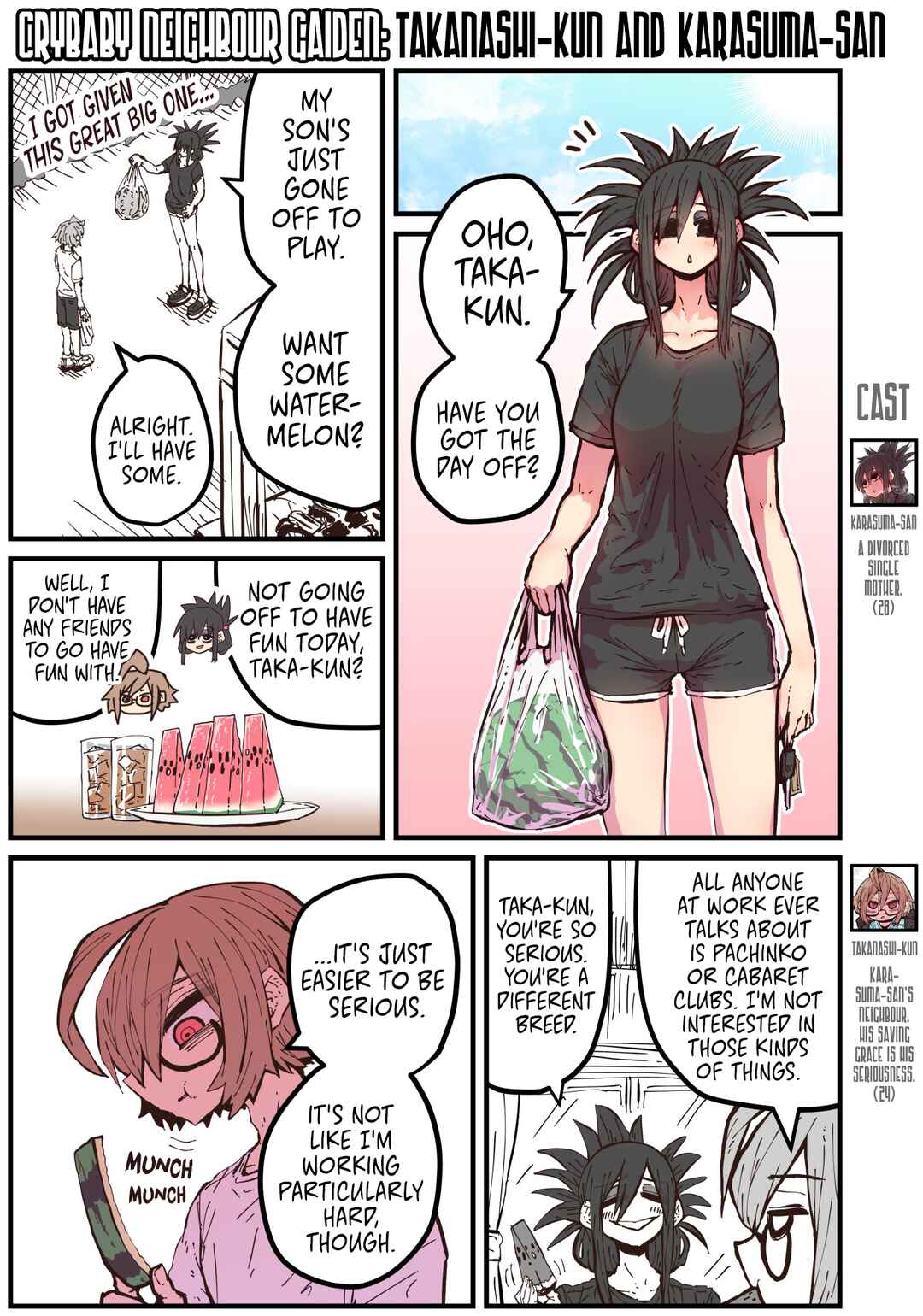Page 1 Chapter 2 Divorced Crybaby Side Story: Takanashi-kun and Karasuma-san