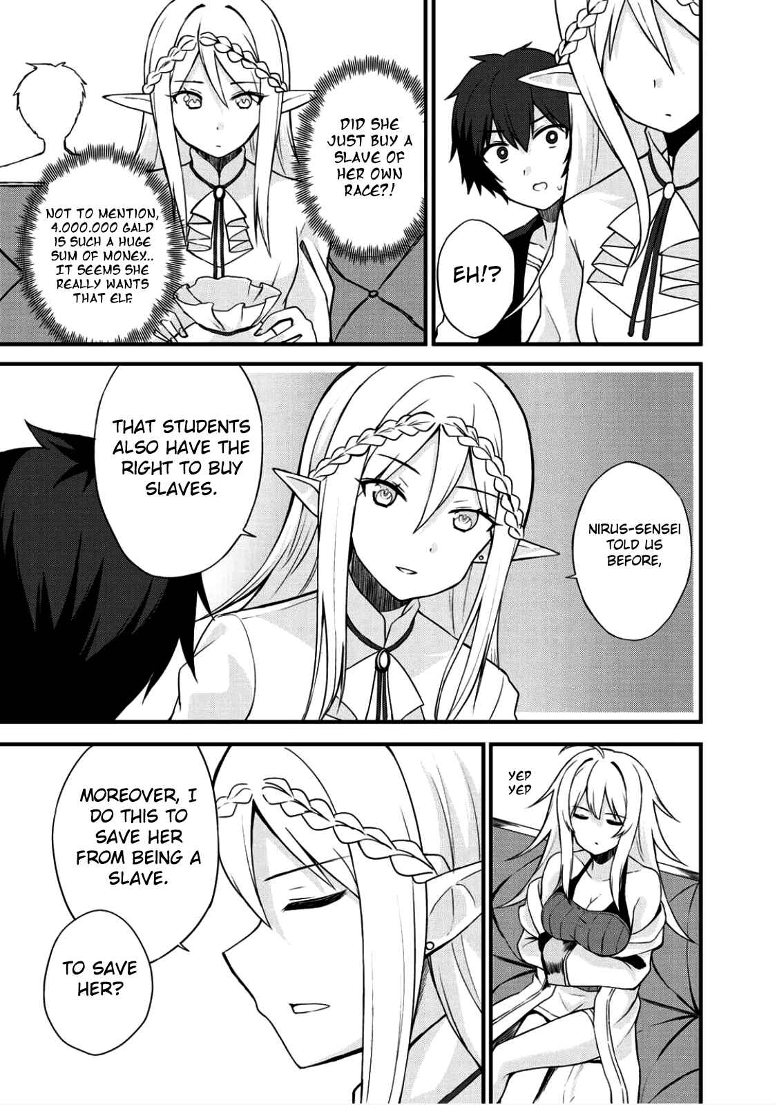 Page 18 Chapter 3 Is the Only Option a Slave Merchant?: Harem? What is that, is It Tasty?