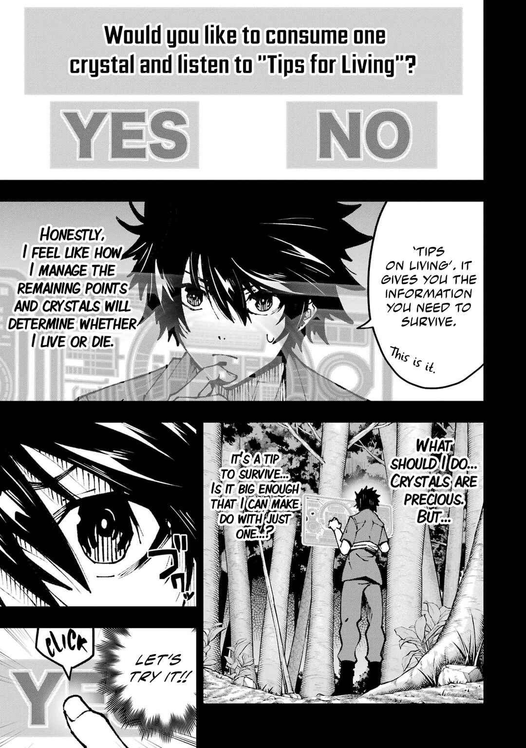 Page 12 Chapter 2 Ore ni wa Kono Kuragari ga Kokochi Yokatta —Zetsubou kara Hajimaru Isekai Seikatsu, Kami no Kimagure de Kyousei Haishinchuu—