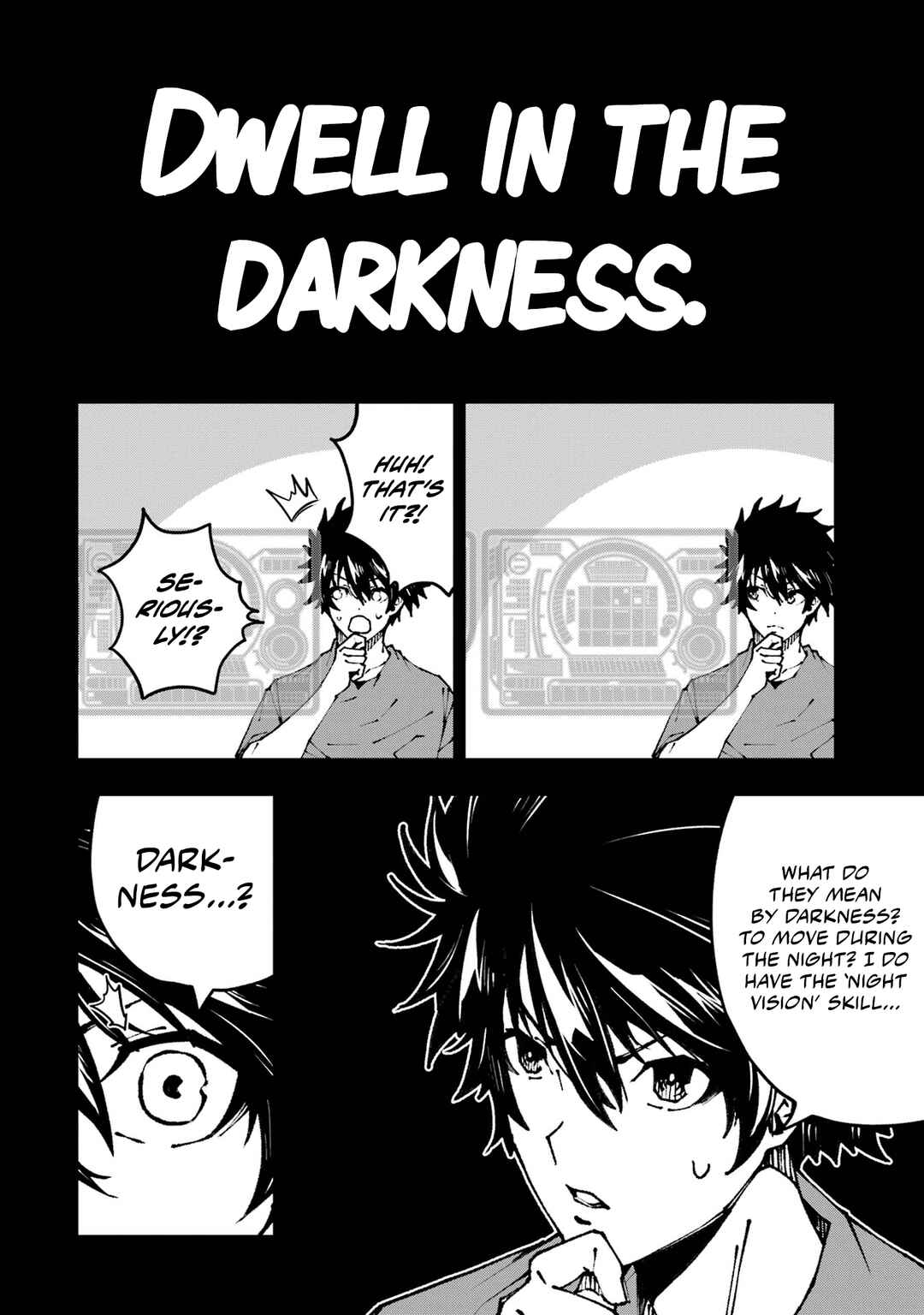 Page 13 Chapter 2 Ore ni wa Kono Kuragari ga Kokochi Yokatta —Zetsubou kara Hajimaru Isekai Seikatsu, Kami no Kimagure de Kyousei Haishinchuu—