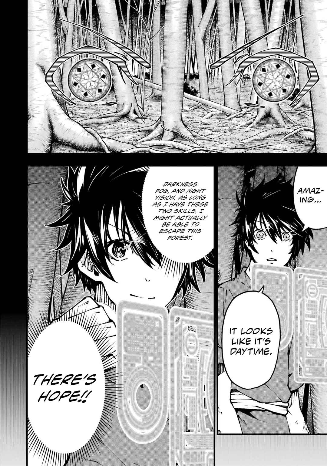 Page 21 Chapter 2 Ore ni wa Kono Kuragari ga Kokochi Yokatta —Zetsubou kara Hajimaru Isekai Seikatsu, Kami no Kimagure de Kyousei Haishinchuu—