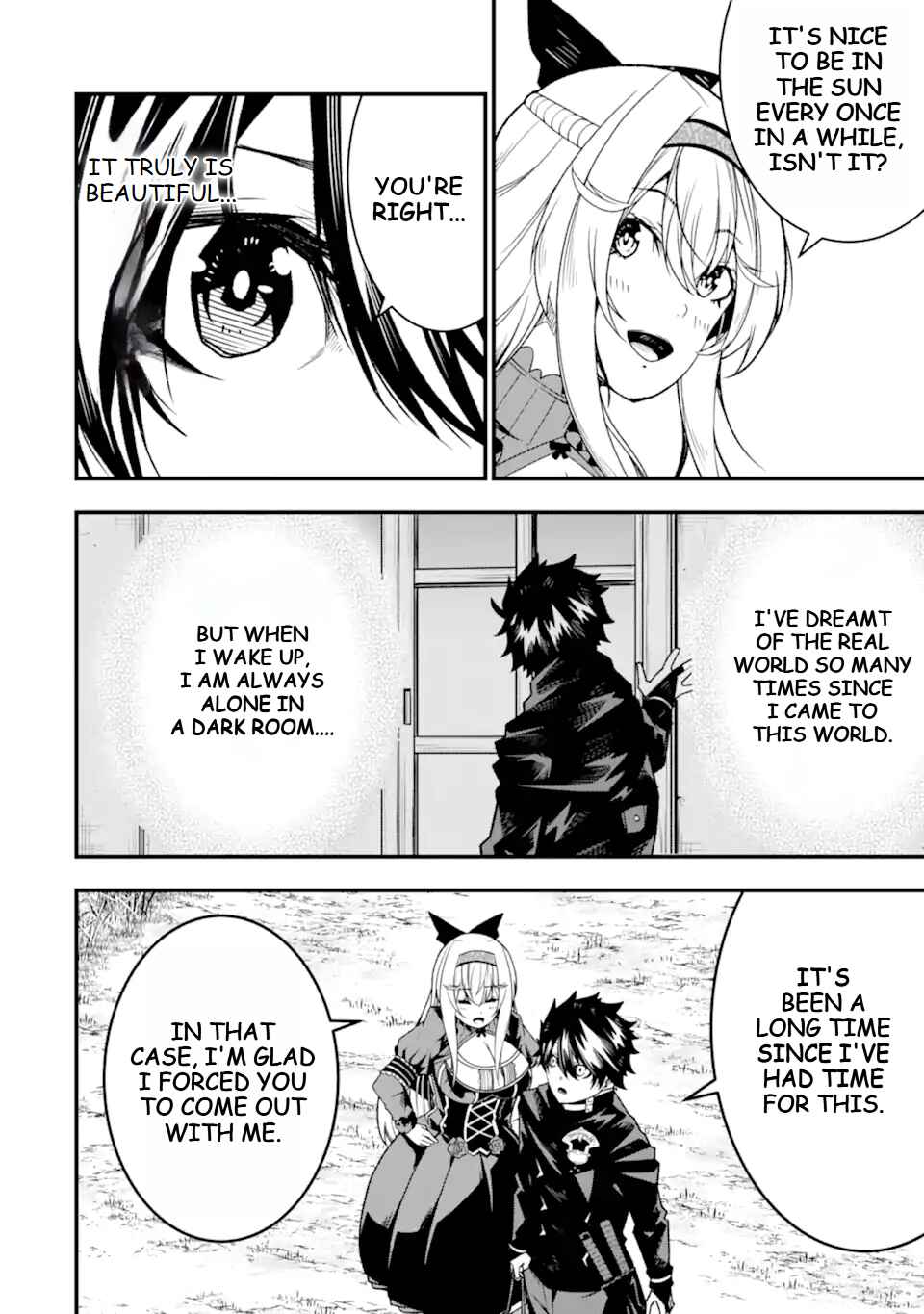 Page 19 Chapter 21 Ore ni wa Kono Kuragari ga Kokochi Yokatta —Zetsubou kara Hajimaru Isekai Seikatsu, Kami no Kimagure de Kyousei Haishinchuu—