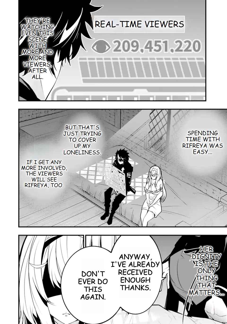 Page 13 Chapter 12 Ore ni wa Kono Kuragari ga Kokochi Yokatta —Zetsubou kara Hajimaru Isekai Seikatsu, Kami no Kimagure de Kyousei Haishinchuu—