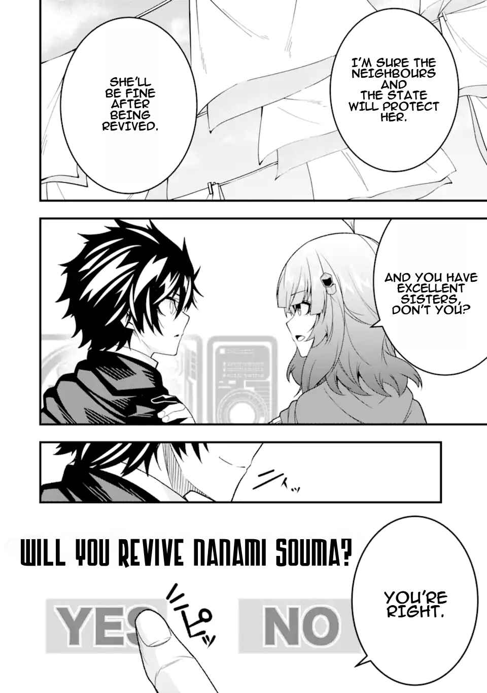 Page 19 Chapter 34 Ore ni wa Kono Kuragari ga Kokochi Yokatta —Zetsubou kara Hajimaru Isekai Seikatsu, Kami no Kimagure de Kyousei Haishinchuu—