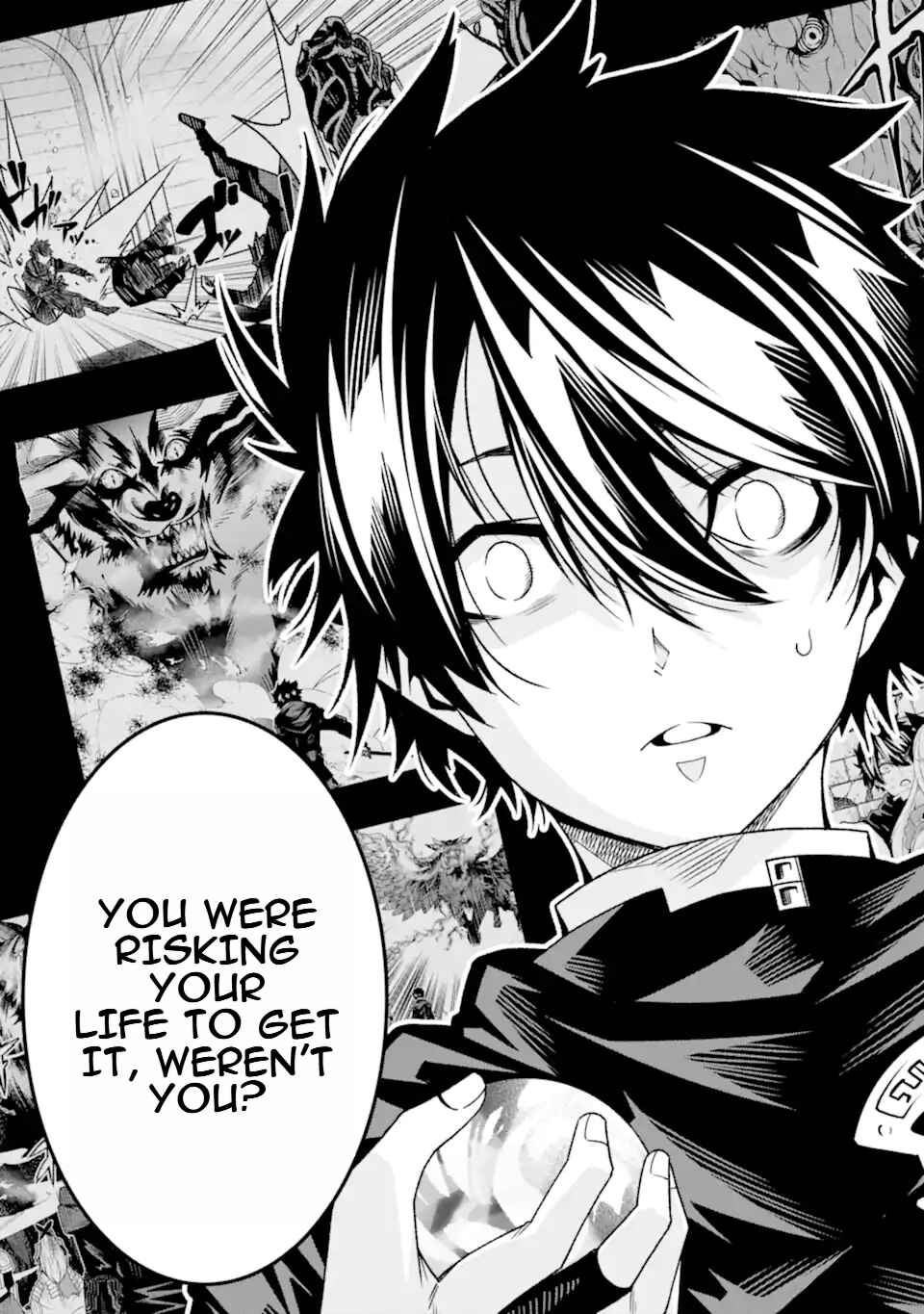 Page 12 Chapter 33 Ore ni wa Kono Kuragari ga Kokochi Yokatta —Zetsubou kara Hajimaru Isekai Seikatsu, Kami no Kimagure de Kyousei Haishinchuu—