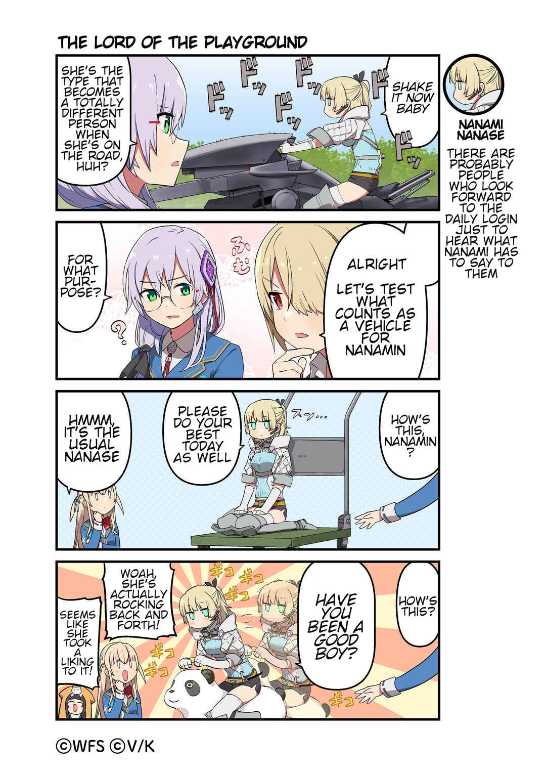 Page 1 Chapter 141 Heaven Burns Red Official 4-Koma