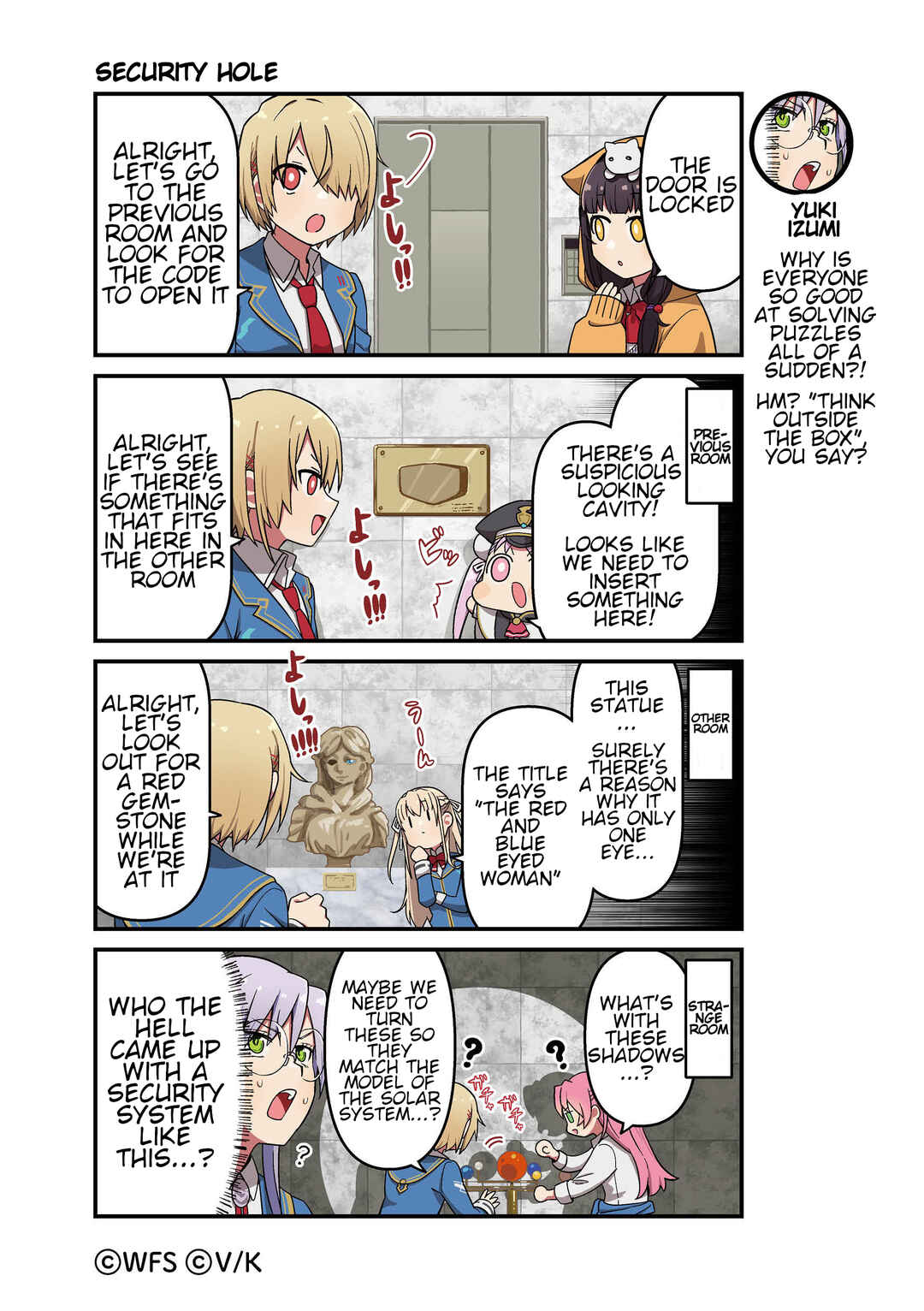 Page 1 Chapter 168 Heaven Burns Red Official 4-Koma